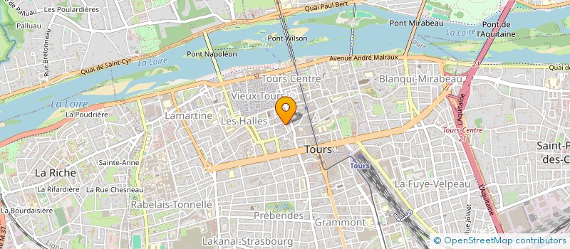 localisation de l'entreprise SAS CARAVELLA  TOURS