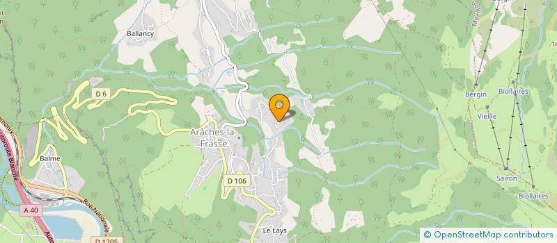 localisation de l'entreprise SAS CARDINAL LAB  THYEZ