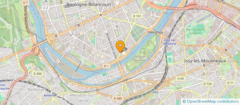 localisation de l'entreprise SAS CARDIOPOLE YVART à BOULOGNE-BILLANCOURT