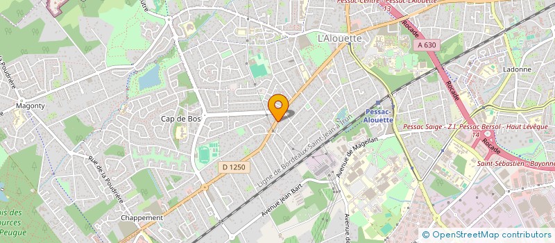 localisation de l'entreprise SAS CARE à PESSAC