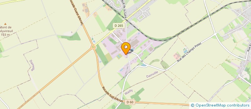 localisation de l'entreprise SAS CARLIER à DAINVILLE