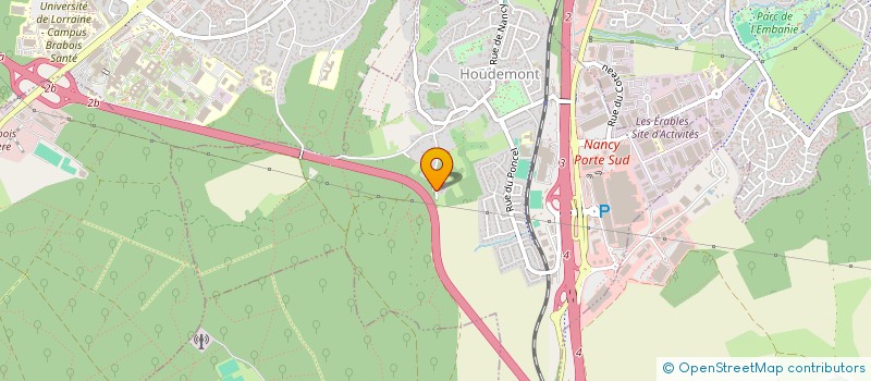 localisation de l'entreprise SAS CARLOU  HOUDEMONT