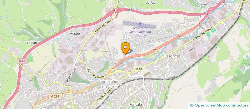 localisation de l'entreprise SAS CARODI  L'HORME