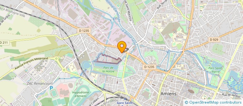 localisation de l'entreprise SAS CARON  AMIENS