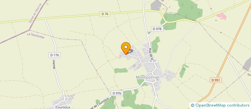 localisation de l'entreprise SAS CARRE DELOR  MONTPOTHIER