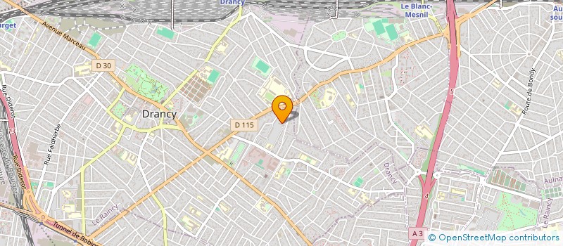 localisation de l'entreprise SAS CARRE Z.N à DRANCY