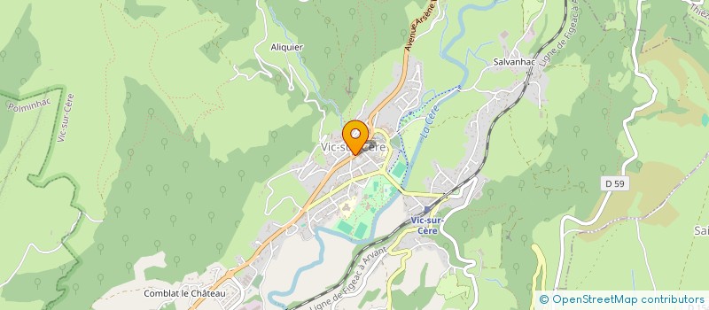 localisation de l'entreprise SAS CARRIER à VIC-SUR-CERE
