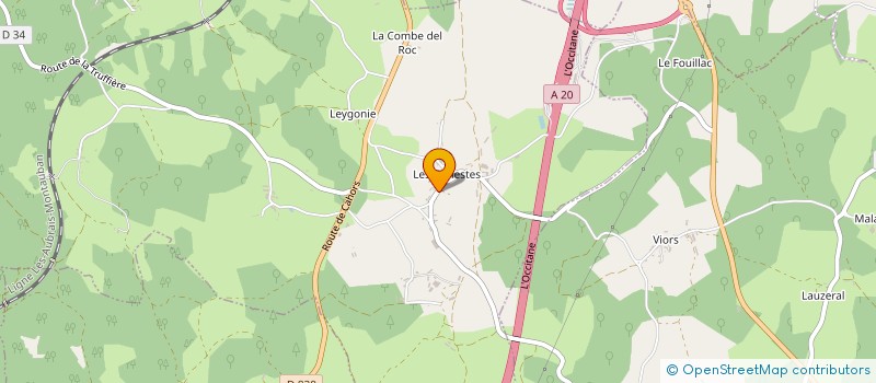 localisation de l'entreprise SAS CARRIERES DES GENESTES à GIGNAC