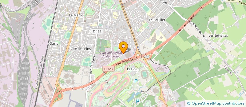 localisation de l'entreprise SAS CARROSSERIE FERRAND-LEMARE  LE MANS