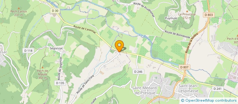 localisation de l'entreprise SAS CARVALHO CONSTRUCTION  AUTOIRE