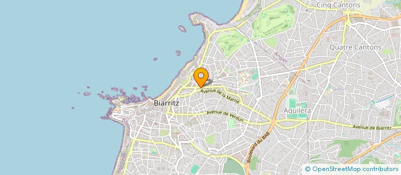 localisation de l'entreprise SAS CARYL IMMOBILIER à BIARRITZ