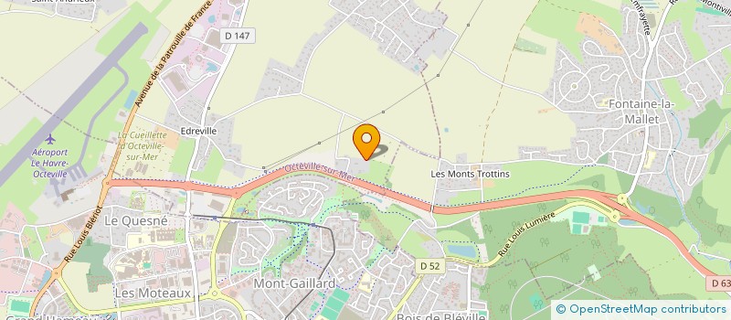 localisation de l'entreprise SAS CASA IMMOBILIER  OCTEVILLE-SUR-MER