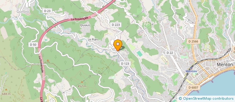 localisation de l'entreprise SAS CASA NOSTRA à MENTON