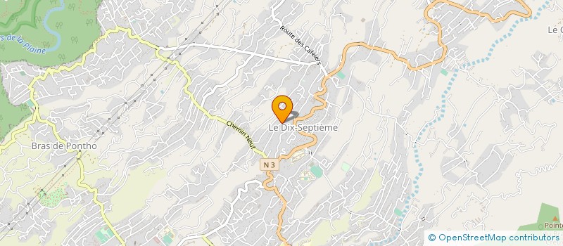 localisation de l'entreprise SAS CASADA REUNION  LE TAMPON