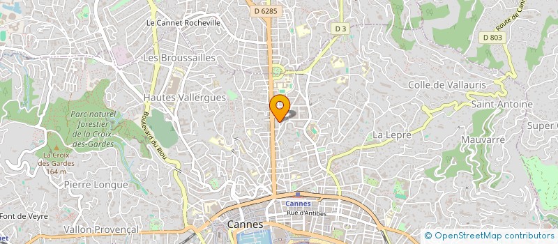 localisation de l'entreprise SAS CASE BOURBON  CANNES