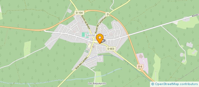 localisation de l'entreprise SAS CASE EAUX à SAINTE-HELENE