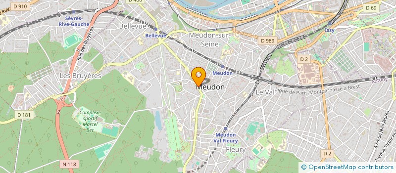 localisation de l'entreprise SAS CASTAING à MEUDON