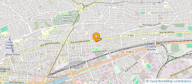 localisation de l'entreprise SAS-CASTAREDE  LE HAVRE