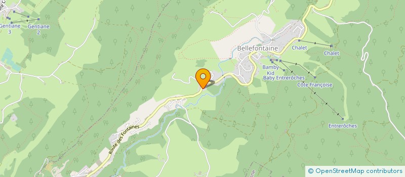 localisation de l'entreprise SAS CAT-BALLAND  BELLEFONTAINE