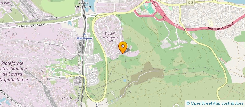 localisation de l'entreprise SAS CATANIA PHILIPPE  MARTIGUES