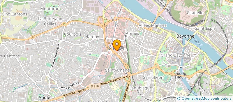 localisation de l'entreprise SAS CAUPAPRO à BAYONNE