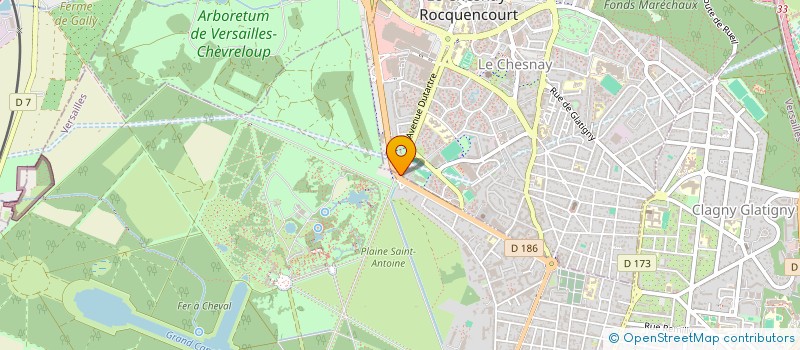 localisation de l'entreprise SAS CAVALRY  LE CHESNAY-ROCQUENCOURT