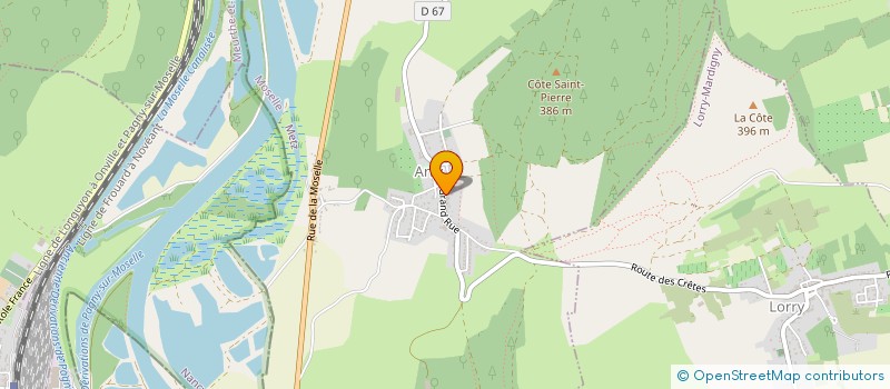 localisation de l'entreprise SAS CC&GL  ARRY