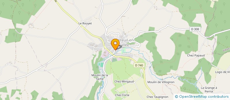 localisation de l'entreprise SAS CCCG  NANTEUIL-EN-VALLEE