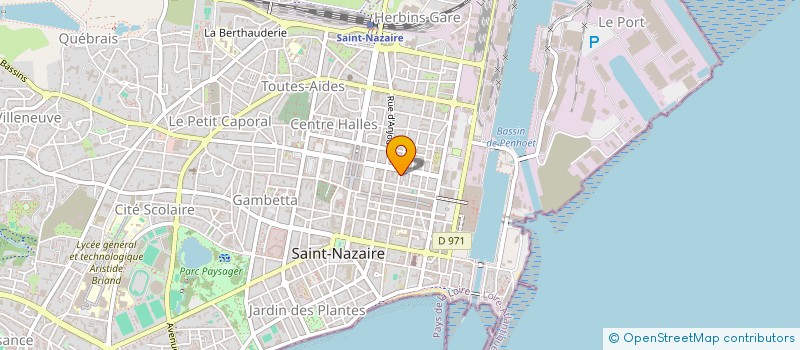 localisation de l'entreprise SAS CDAG  SAINT-NAZAIRE