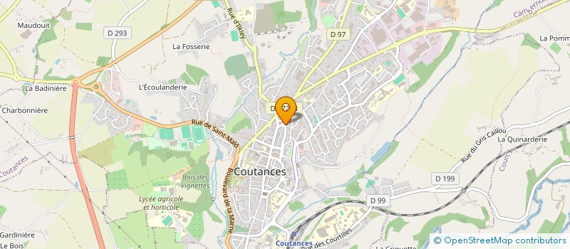 localisation de l'entreprise SAS CEAD à COUTANCES