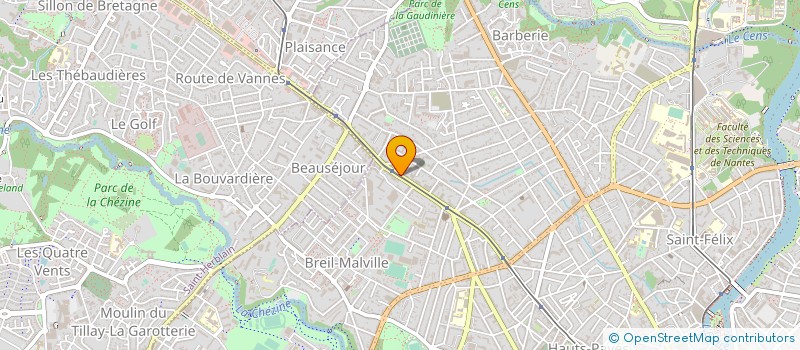 localisation de l'entreprise SAS CEGEDIS à NANTES