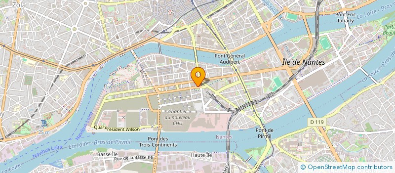 localisation de l'entreprise SAS CENTRALITES 44 à NANTES