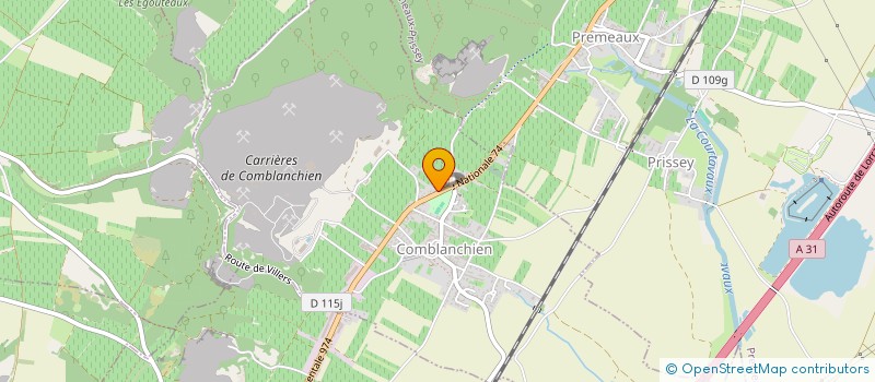 localisation de l'entreprise SAS CEP à VOSNE-ROMANEE
