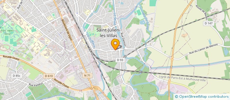 localisation de l'entreprise SAS CEPZAM  SAINT-JULIEN-LES-VILLAS