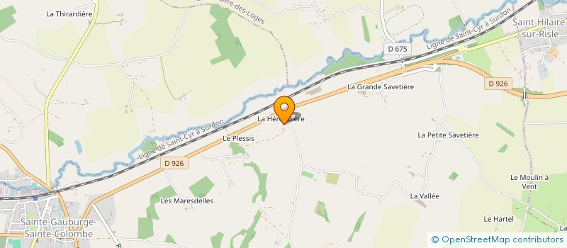 localisation de l'entreprise SAS CERA PISCINES & SPAS à SAINTE-GAUBURGE-SAINTE-COLOMBE