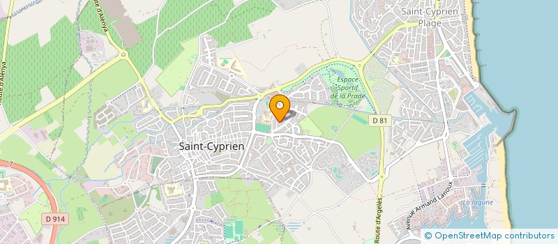 localisation de l'entreprise SAS CERVIA-BARRA POMPES FUNEBRES  SAINT-CYPRIEN