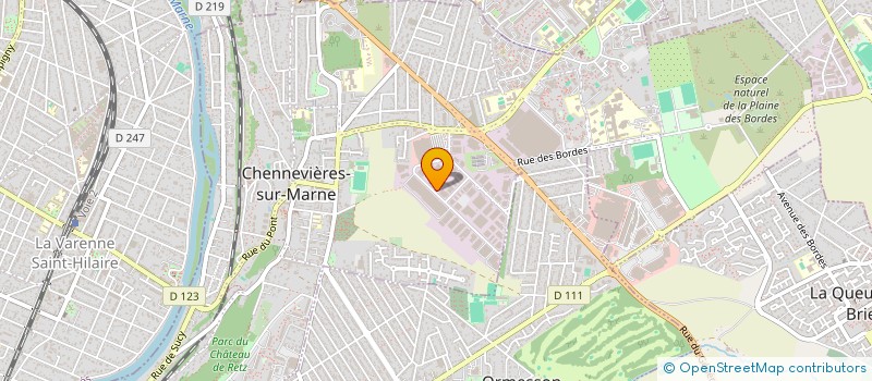 localisation de l'entreprise SAS CESCUTTI à CHENNEVIERES-SUR-MARNE