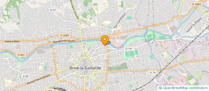 localisation de l'entreprise SAS CESSAC TELECOM  BRIVE-LA-GAILLARDE