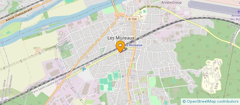 localisation de l'entreprise SAS CETIE à LES MUREAUX
