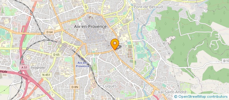 localisation de l'entreprise SAS CG IMMOBILIER à AIX-EN-PROVENCE