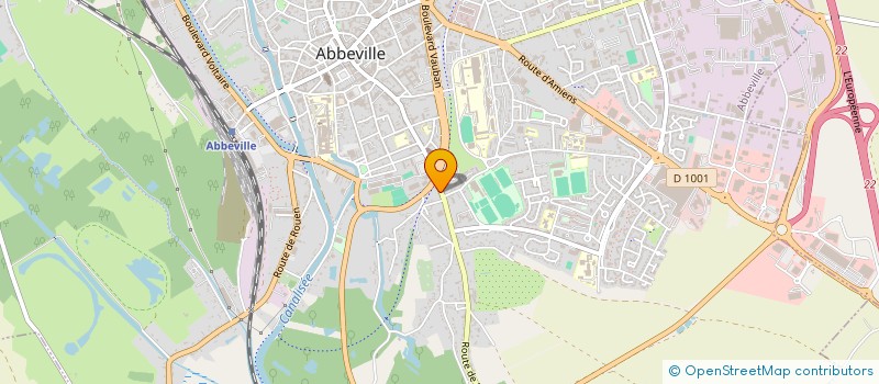 localisation de l'entreprise SAS CGJT à ABBEVILLE