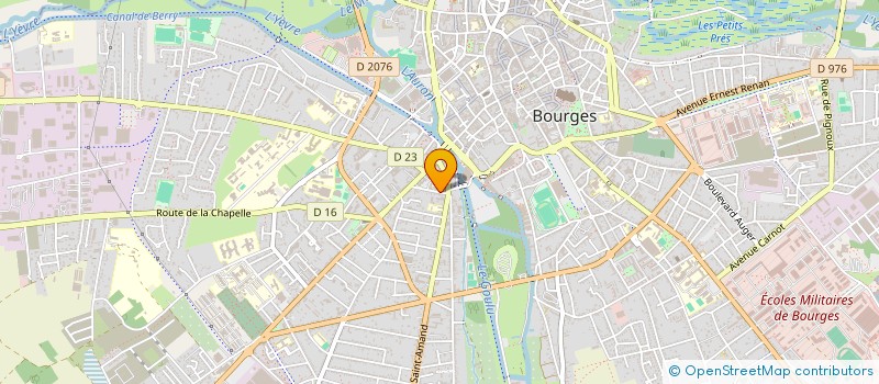 localisation de l'entreprise SAS CGR HOLDING  BOURGES