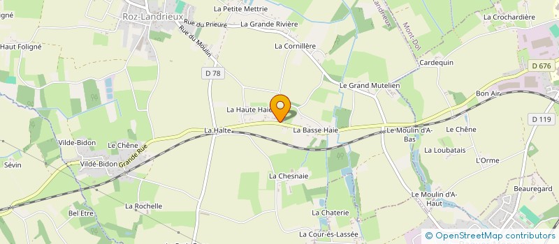 localisation de l'entreprise SAS CH4 à BAGUER-PICAN