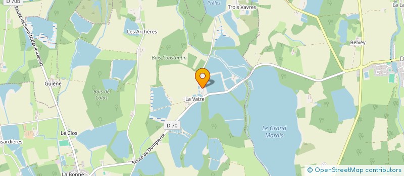 localisation de l'entreprise SAS CHA-SOLE 01  SAINT-NIZIER-LE-DESERT