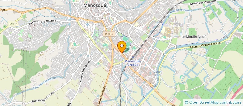 localisation de l'entreprise SAS CHABENCO à MANOSQUE
