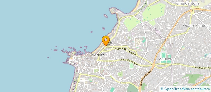 localisation de l'entreprise SAS CHAHA à BIARRITZ