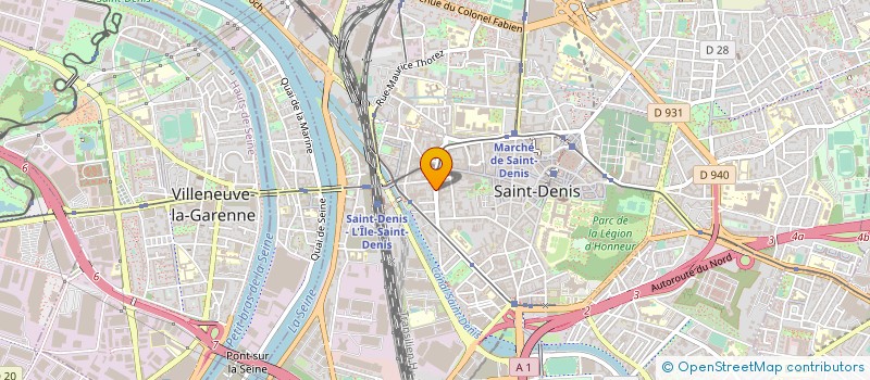 localisation de l'entreprise SAS CHAHINE à SAINT-DENIS