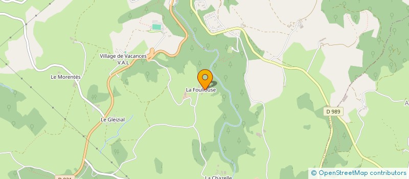 localisation de l'entreprise SAS CHALMETON à CHAUDES-AIGUES