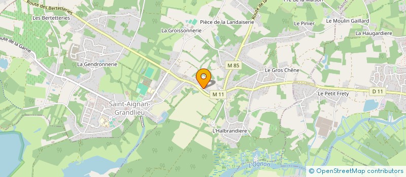 localisation de l'entreprise SAS CHALOC'POTES  SAINT-AIGNAN-GRANDLIEU