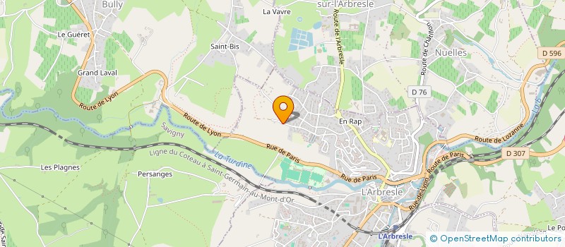 localisation de l'entreprise SAS CHAMBLANCE à L'ARBRESLE
